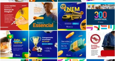 Pack 50 Artes editáveis Photoshop – Prefeitura