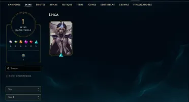 Prata 1 com 60 Champs e 1 Skin