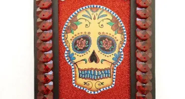 Quadro Caveira Mexicana #3