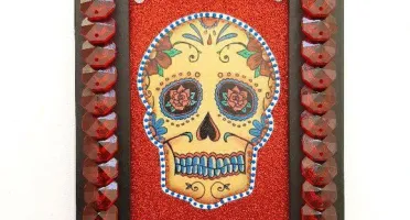 Quadro Caveira Mexicana #3