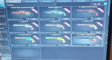 conta major com mais de 150 armas