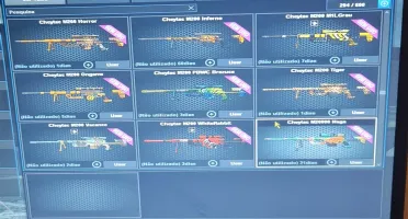 conta major com mais de 150 armas
