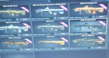 conta major com mais de 150 armas