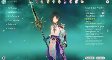 AR25 - Xiao + Lança de Jade + Mona