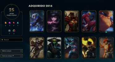 Conta Level 30 - Ouro V (Solo/Duo) / Bronze II (Flex) na S7
