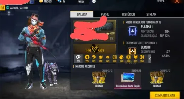 CONTA FREE FIRE GEMADONA