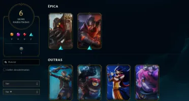 Conta League of Legends Full Acesso - 95 Champs e 6 Skins