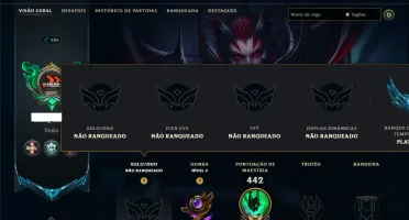 Unranked com TODOS os Champs e 171 Skins +2 Prestigios