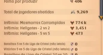 conta endgame full spec em todas as roupas e várias armas