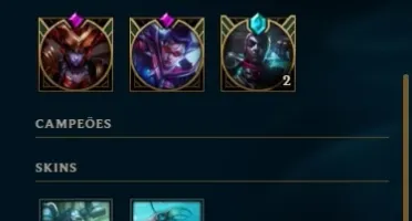 CONTA PRATA 3, 113 CAMPEÃO E 25 SKIN