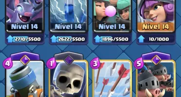 conta clash royale 14.000 troféus, 17 evos, 1 ano de jogo