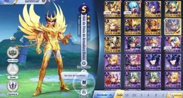 SAINT SEIYA AWAKENING - COM GEMAS AVANÇADAS E LIVROS
