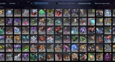 Conta de Dota 2 com anos nivel 184 com 5.800k.