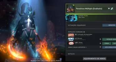 Conta de Dota 2 com anos nivel 184 com 5.800k.