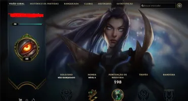 CONTA LEAGUE OF LEGENDS MMR ALTISSIMO