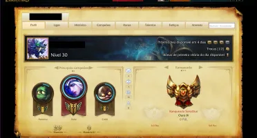 conta lol - ouro 4