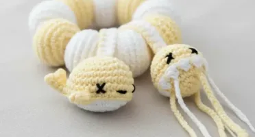 Chocalho Amigurumi Oceano