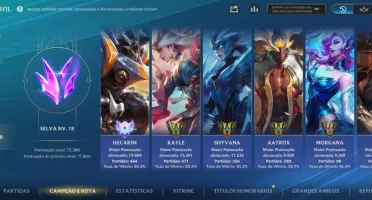 Conta | 70k de coleção, ex lenda monarca, super competitiva