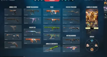 Conta Valorant + $600 em Skins + 645 VP + 65 R