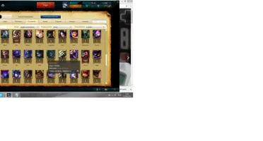 CONTA DE LEAGUE OF LEGENDS PLATINA V
