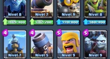 Clash Royale lvl 10, 8 cartas lendárias