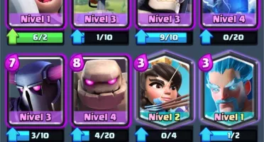 Clash Royale lvl 10, 8 cartas lendárias