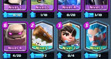 Clash Royale lvl 10, 8 cartas lendárias