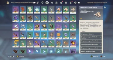 Conta Genshin Impact AR57, 13 personagens 5 estrelas