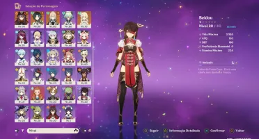 Conta Genshin Impact AR57, 13 personagens 5 estrelas