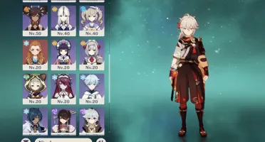 Ar55. Ganyu + amos, Raiden, ayaka e kazuha