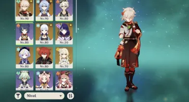 Ar55. Ganyu + amos, Raiden, ayaka e kazuha
