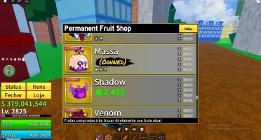 Conta Blox Fruits — Endgame / V4 / Frutas Permanentes / Ski