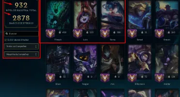Main Sup 400 Skin Mono Thresh/lulu/sona[valor Desapego]