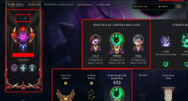 Main Sup 400 Skin Mono Thresh/lulu/sona[valor Desapego]