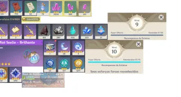 Genshin Impact - Venti, Shogun Raiden, Mona, Harpa Celestial
