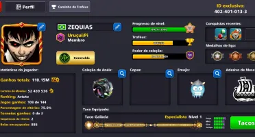Conta de 8ball pool