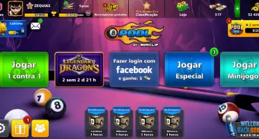 Conta de 8ball pool