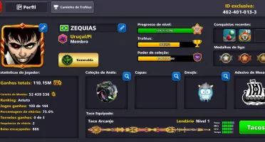 Conta de 8ball pool