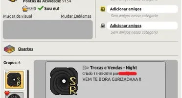 VENDO CONTA DE HABBO PT/BR - DE 2007