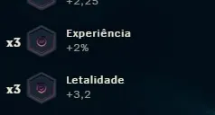 Conta com 20 páginas de runa e todos os campeões