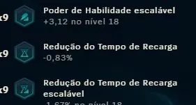 Conta com 20 páginas de runa e todos os campeões