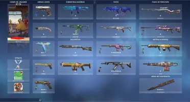 Conta Platina 1 com muitas skins