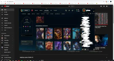 Conta baratíssima, 45 campeões 11 skins ótimo para smurf