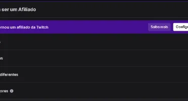 Conta Twitch Afliada Monetizada