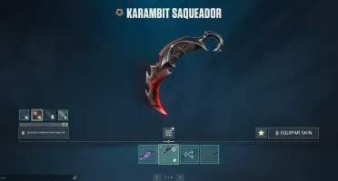 Conta Valorant com Kit Saqueador + Karambit + 3 Vandal + 4 p