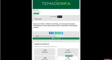 Script Rifa Laravel - (SISTEMA COMPLETO) 1Milhão Cotas