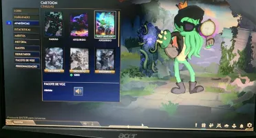 CONTA SMITE - 4 SKINS T5 ( THOR, ANUBIS, CTHULHU e IZANAMI)