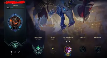 Conta lol platina IV