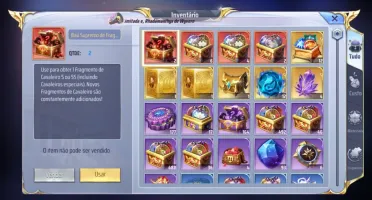 Saintseiya Awakening A-140 + Gemas avacadas e livros