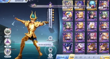 Saintseiya Awakening A-140 + Gemas avacadas e livros